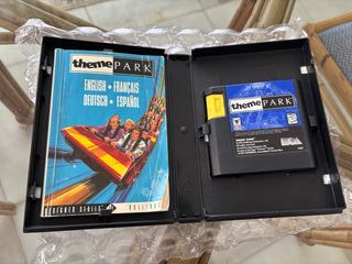 Theme Park Sega Mega Drive PAL Completo Bullfrog