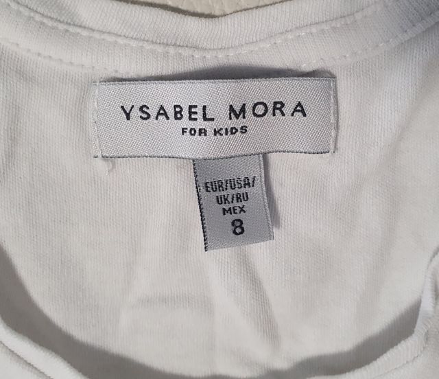 2 Camisetas Ysabel Mora niño 8 y 10 años