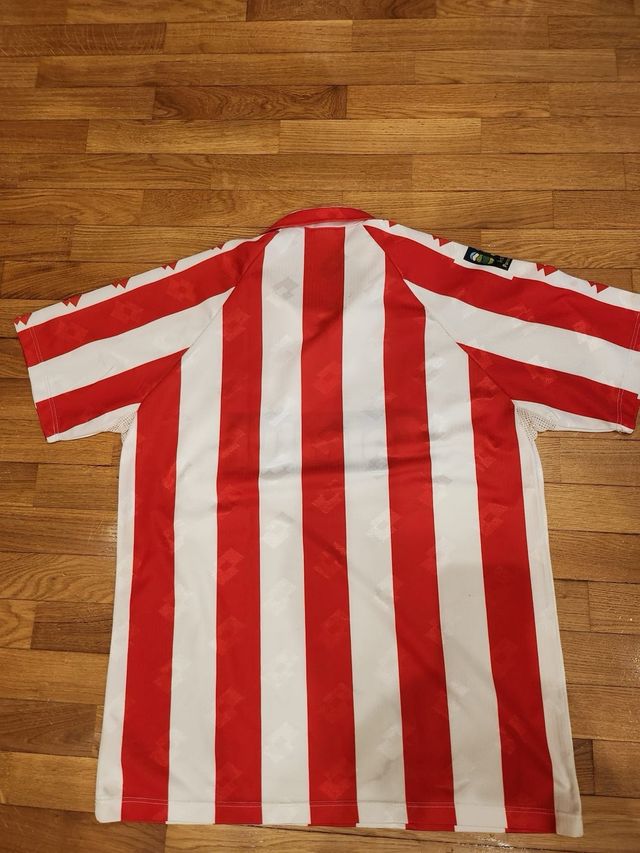Camiseta Real Sporting Gijón Lotto Retro