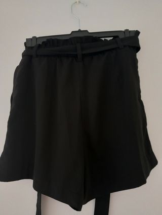 Shorts negros H&M paperbag