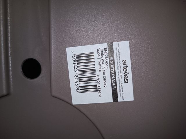 Vaso piante e fiori Venezia Artevasi color tortora