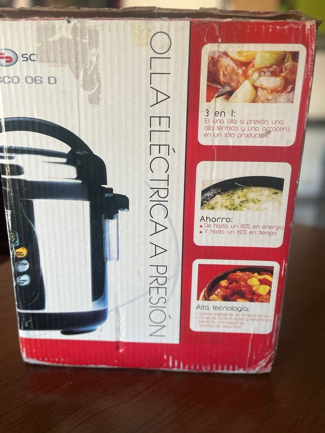 Olla Eléctrica Schneider 6L - ¡3 en 1!