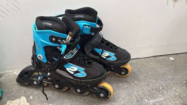 Patines (talla 37/4) + Protecciones (talla s)