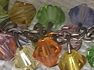 Pendientes multicolor grandes
