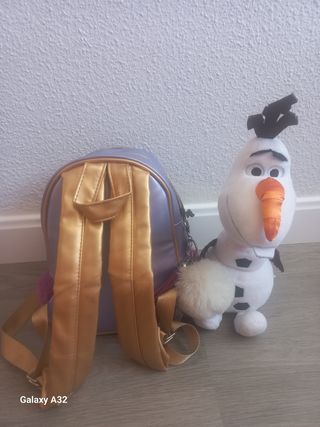 Mochila Frozen y muñeco Olaf