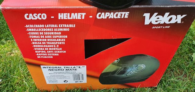 Capacete de moto Velox Trophy tamanho L