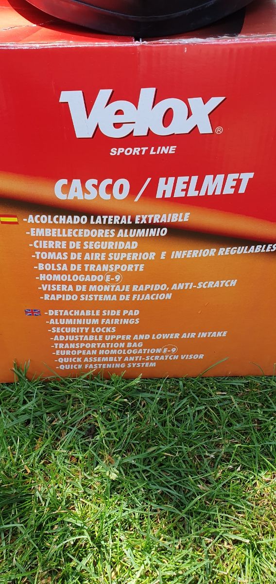 Capacete de moto Velox Trophy tamanho L