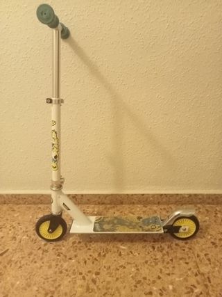 Patinete infantil, blanco