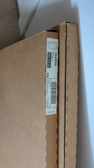 GLASSVIK Ikea - 2 puertas vidrio nuevas