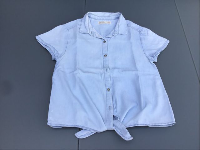 Blusa vaquera niña, talla 11-12