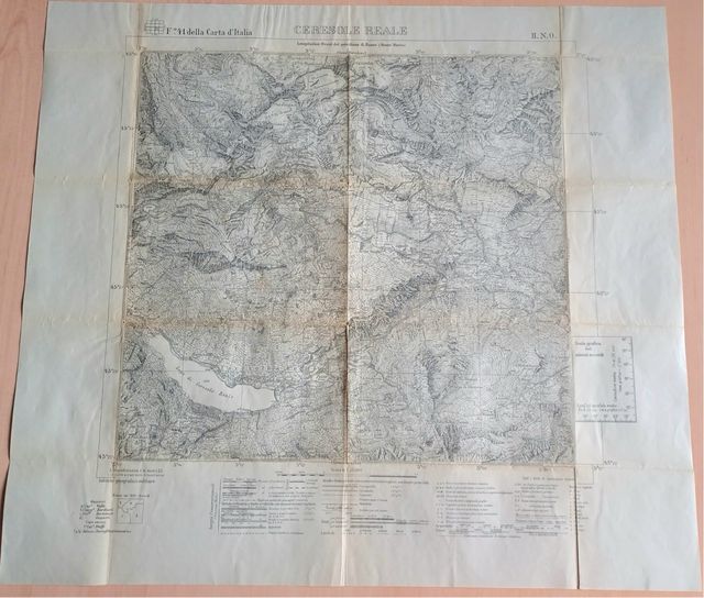 Carta topografica antica