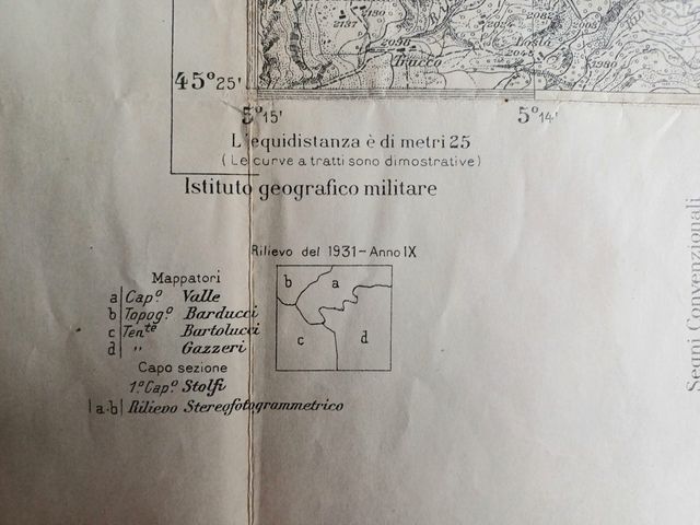 Carta topografica antica