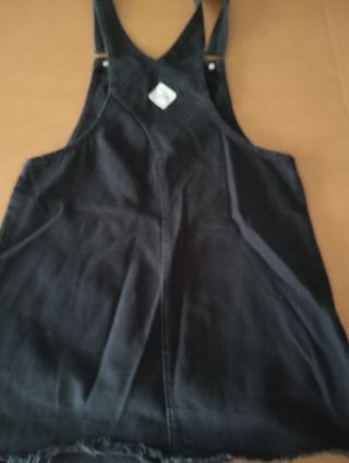 Vestido vaquero corto Pull&Bear negro