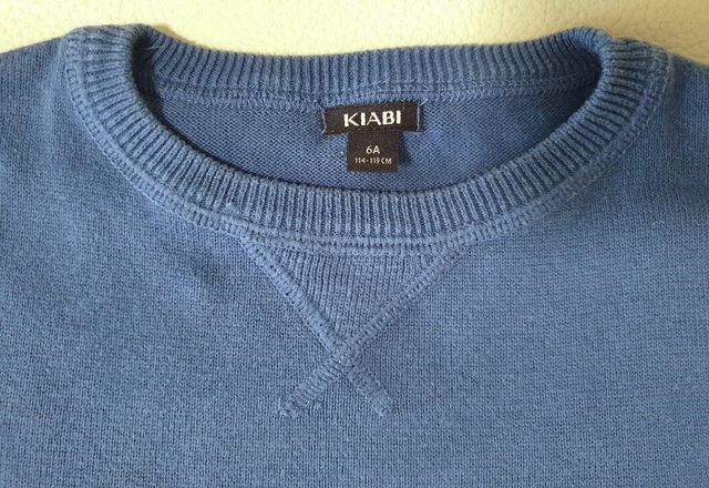 Jersey niño Kiabi azul 6-7 años