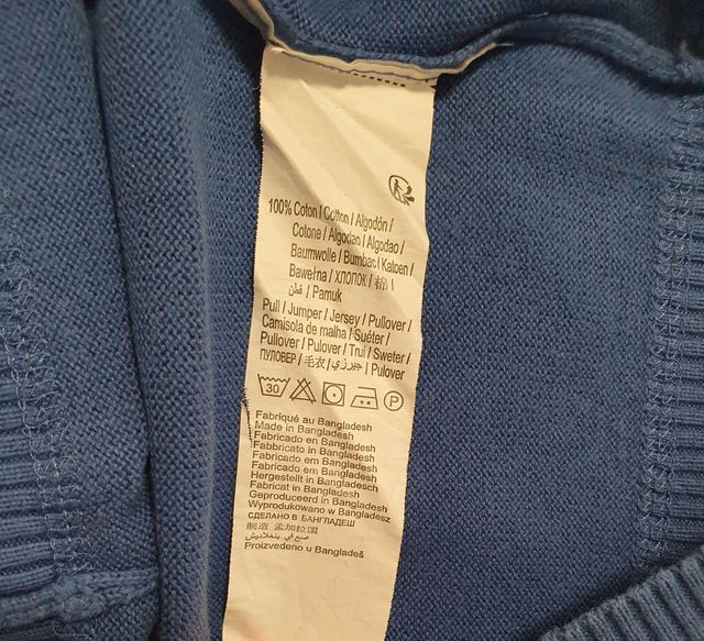 Jersey niño Kiabi azul 6-7 años