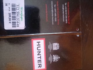 Botas Hunter agua mujer 38