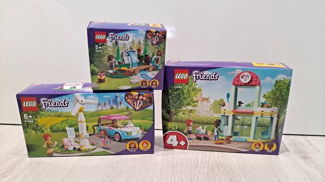 3 set LEGO Friends 41695, 41443, 41677