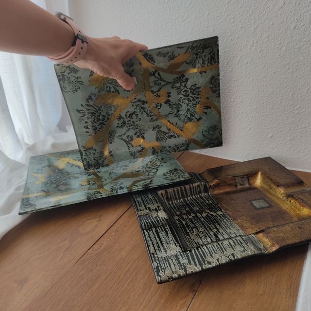 3 Ceniceros Decorativos Vintage