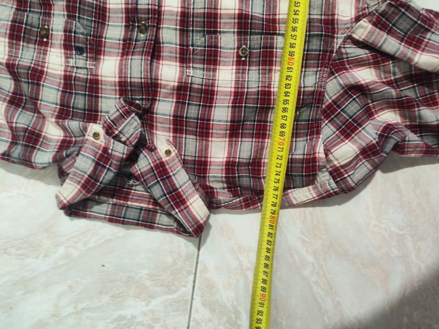 Camicia Carhartt L a quadri rossa