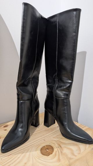 Botas altas negras mujer talla 37 NUEVAS