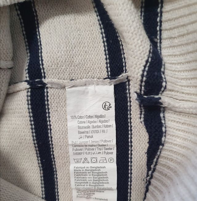 Jersey rayas Kiabi 6-7 años