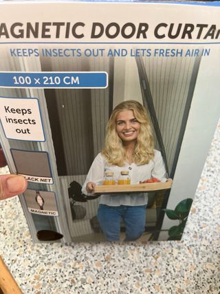 Cortina magnética mosquitera