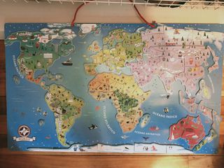 Puzzle Mapamundi Magnético