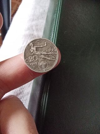 20 Centesimi 1909 regno d'Italia
