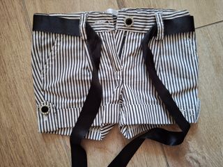 2 pantaloncini bimbo Chicco Microbe 6-9 mesi