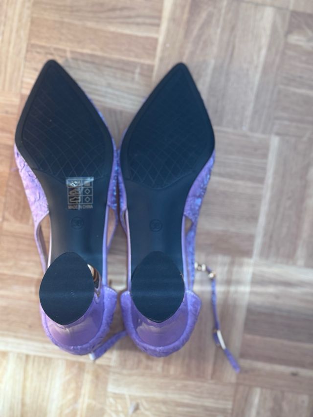 Zapatos tacón mujer - Lila - Talla 38