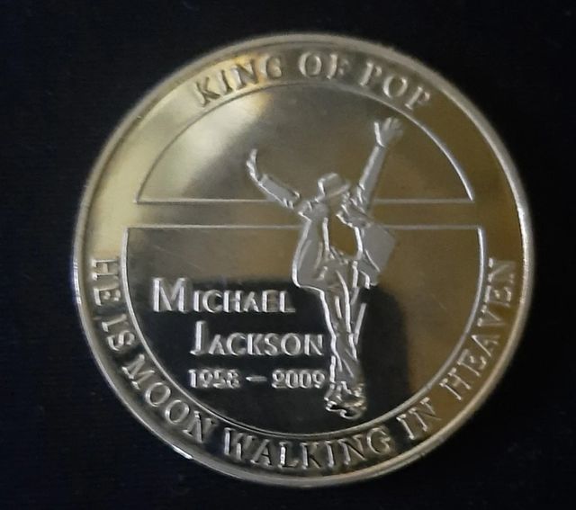 Moneda conmemorativa de Michael Jackson