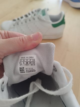 Zapatillas Adidas Stan Smith - Blancas - 38