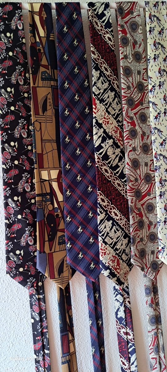 6 Corbatas Rene Chagal vintage