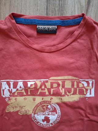 T-Shirt Napapijri taglia 100-102 cm rosso corallo