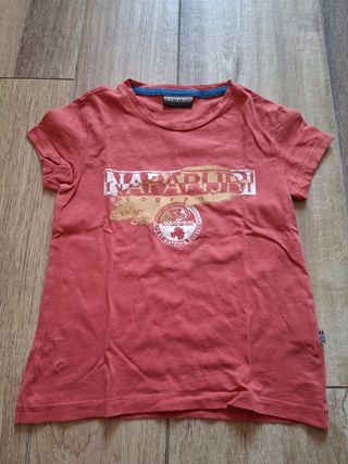 T-Shirt Napapijri taglia 100-102 cm rosso corallo