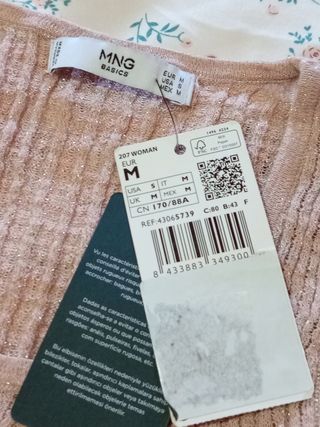Top Mango rosa ✨