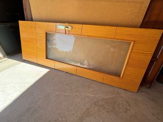 Puerta con cristal esmerilado