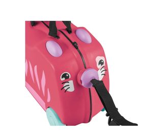 Maleta infantil rosa con ruedas