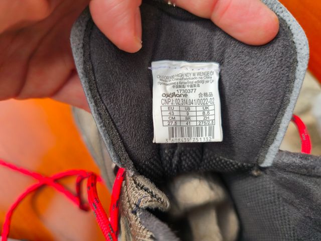 Botas trekking Quechua adulto CHFOR100 HIGH