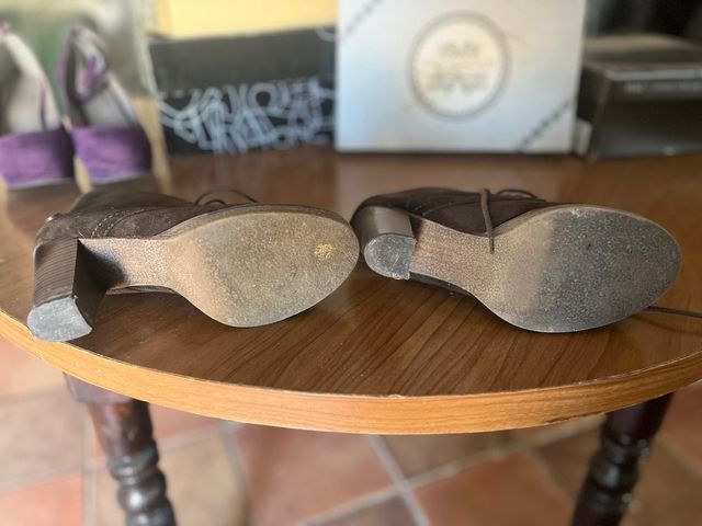 Botines tacón marrón Tino González