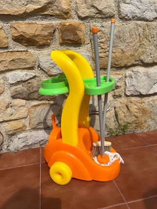 Carrito limpieza juguete 
