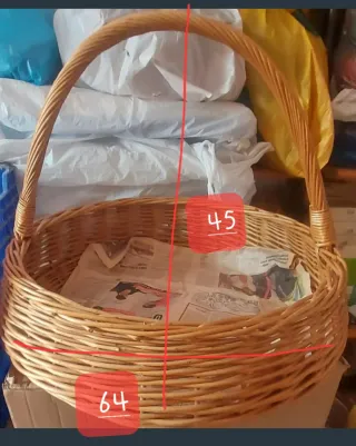 Cesta mimbre gigante