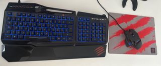 PACK Mad Catz Teclado, ratón y alfombrilla
