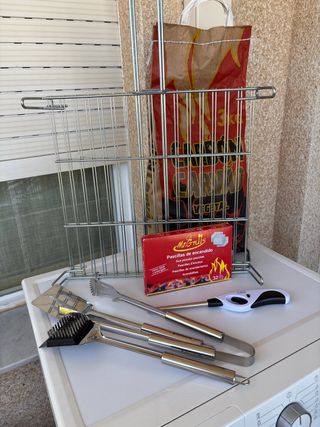 Set Barbacoa 4 piezas - Acero inoxidable
