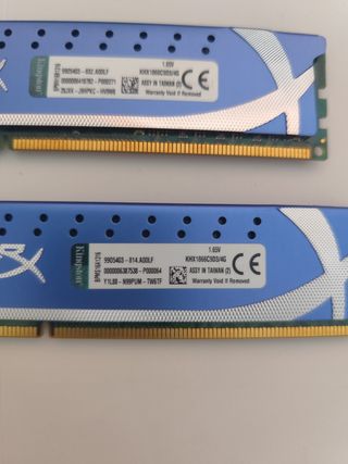 Tarjetas memoria RAM Kingston HyperX Genesis 2x4G