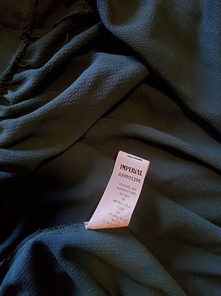 Abito lungo verde oliva Imperial XS-S