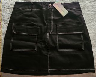 Mini Falda Negra Shein XL