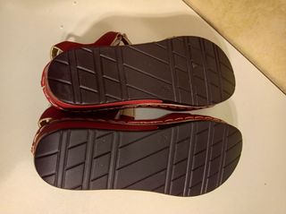 Sandalias rojas mujer verano
