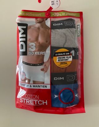 DIM. Lote 5 packs bóxers (15 bóxers). Talla L