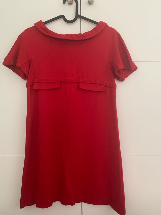 Vestido rojo Stefanel - Talla 36